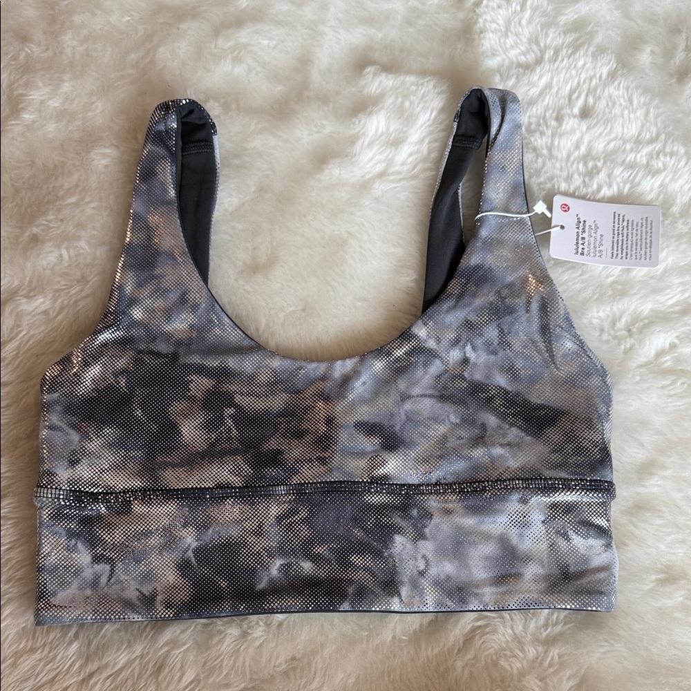Lululemon Align™ Bra A/B *Shine – Size 6 (Reversible) NWT